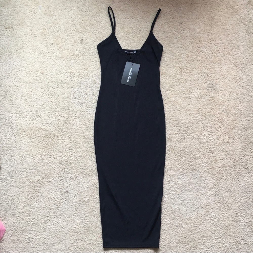 💕PLT BLACK MIDI DRESS💕